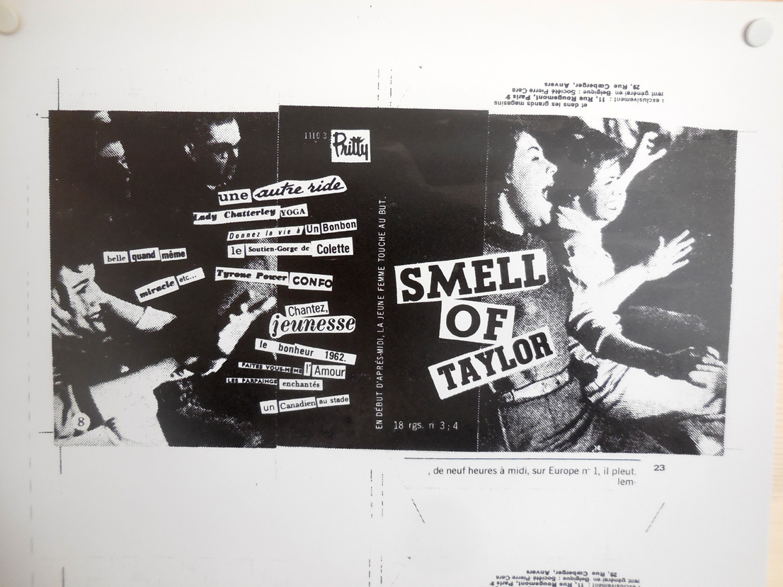 Spéléographies 2016 : la pochette du CD de Smell Of Taylor, groupe créé la veille.