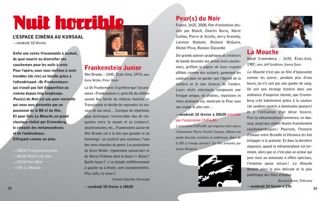 L'Espace Cinéma - Kursaal/Théâtre de l' Espace - pages