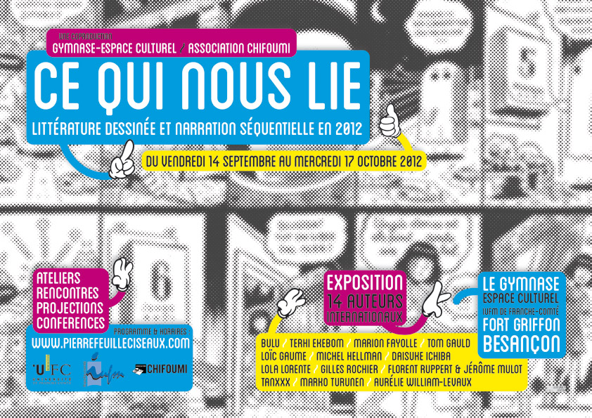 Ce Qui Nous Lie - affiche web finale (dessin : Lucas Varela - graphotism : RTRMNK)