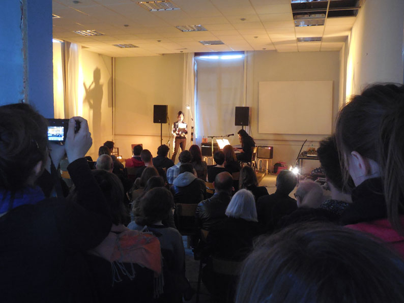 Spéléographies 2016 : lecture musicale par Brigitte Giraud & Laetitia Shériff (2).